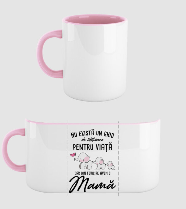 Nu există un ghid de utilizare pentru viață, dar din fericire avem o mamă model roz deschis pe tricou
