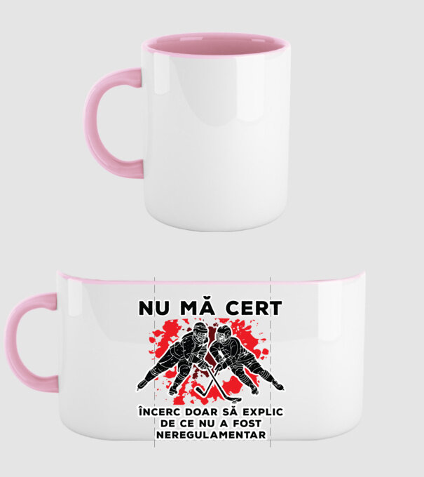Nu mă cert, încerc doar să explic de ce nu a fost neregulamentar model roz deschis pe tricou