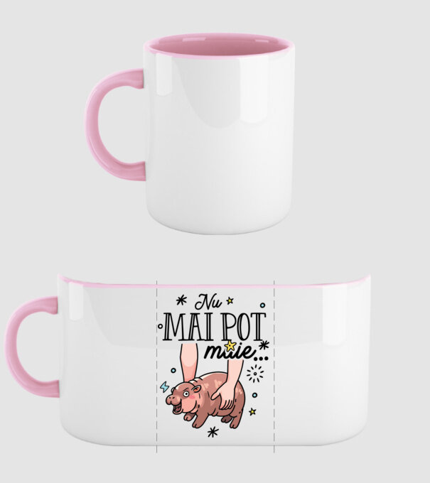 Nu mai pot muie... model roz deschis pe tricou