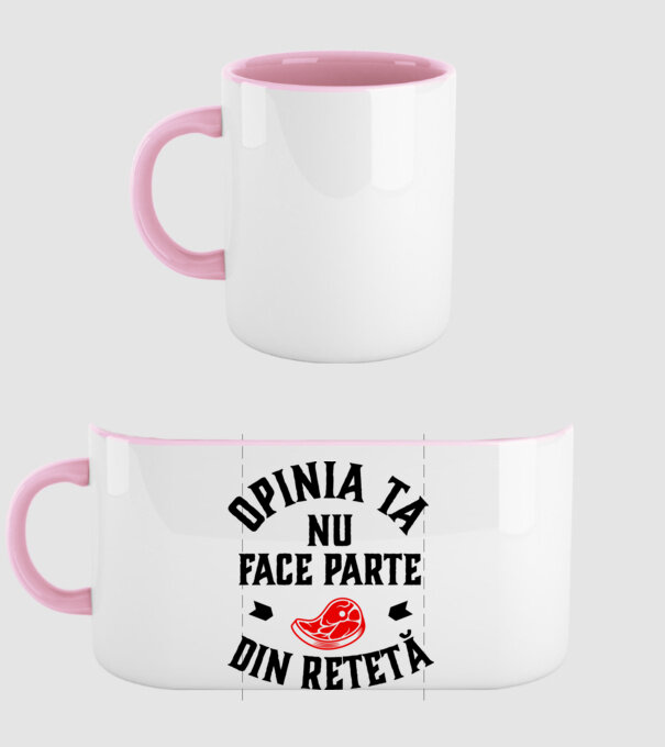 Opinia ta nu face parte din rețetă model roz deschis pe tricou