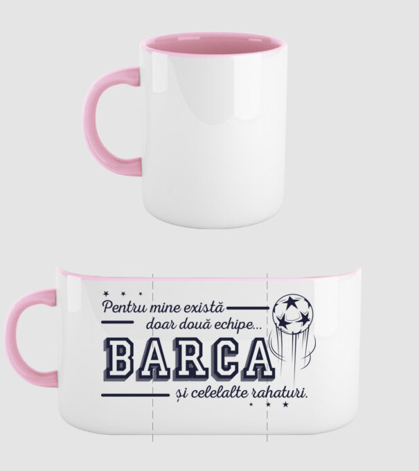 Pentru mine există doar două echipe, Barca și celelalte rahaturi model roz deschis pe tricou