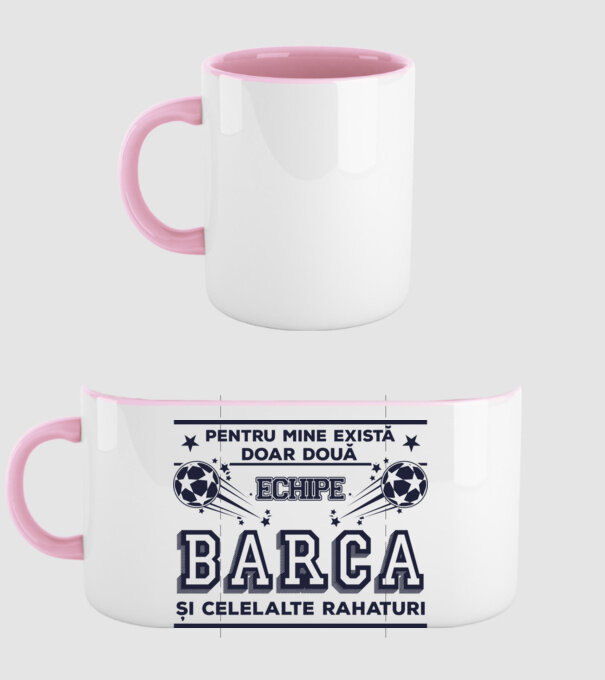 Pentru mine există doar două echipe, Barca și celelalte rahaturi model roz deschis pe tricou