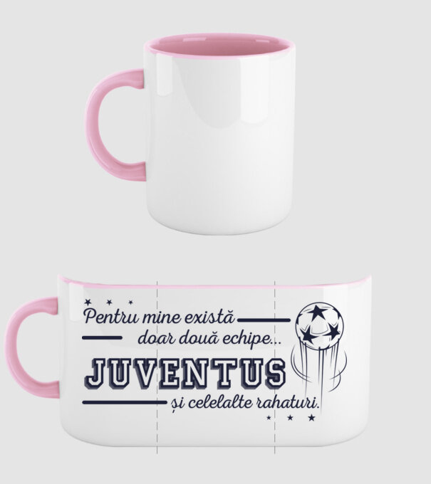 Pentru mine există doar două echipe, Juventus și celelalte rahaturi model roz deschis pe tricou