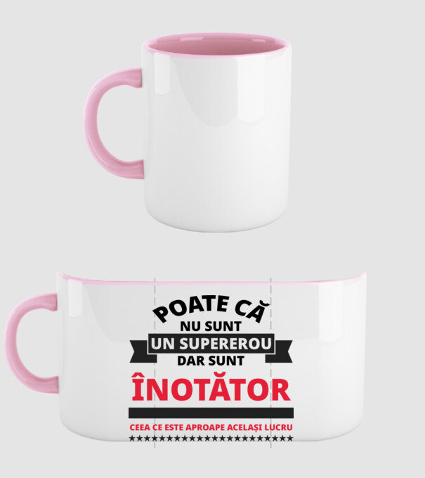 Poate că nu sunt un supererou, dar sunt ÎNOTĂTOR, ceea ce este aproape același lucru model roz deschis pe tricou