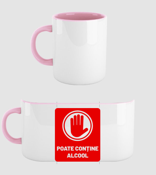 poate conține alcool model roz deschis pe tricou
