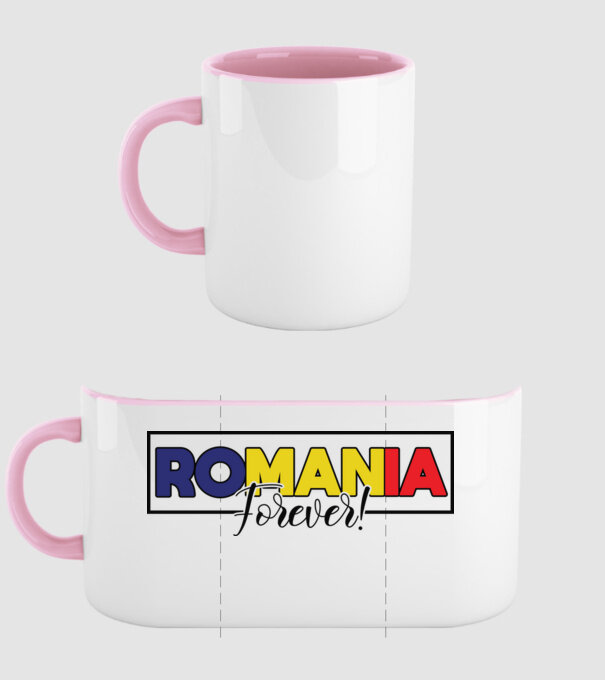 Romania forever model roz deschis pe tricou