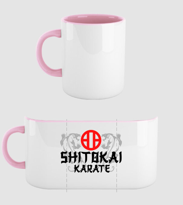 Shitokai Karate model roz deschis pe tricou