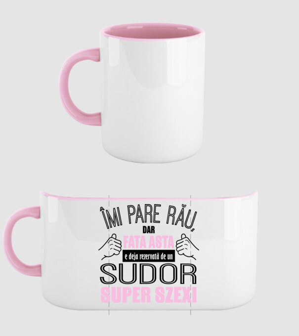Îmi pare rău, dar fata asta e deja rezervată de un SUDOR super sexy model roz deschis pe tricou