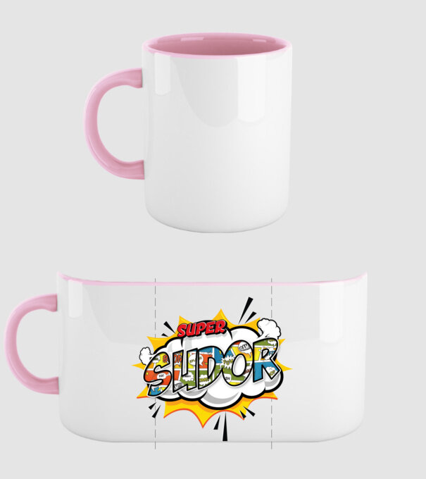 Super Sudor model roz deschis pe tricou