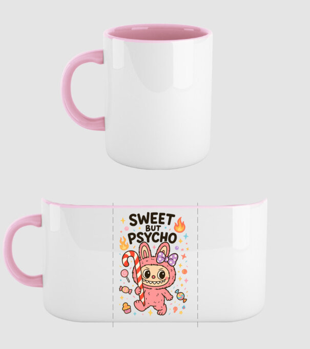 Sweet but psycho model roz deschis pe tricou
