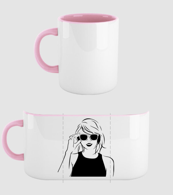 Taylor Swift model roz deschis pe tricou