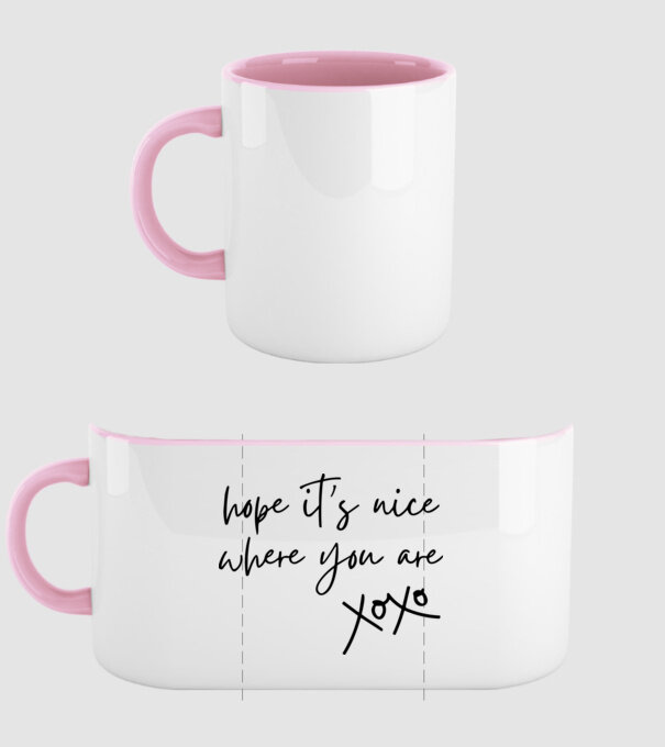 Taylor Swift hope its nice where you are model roz deschis pe tricou