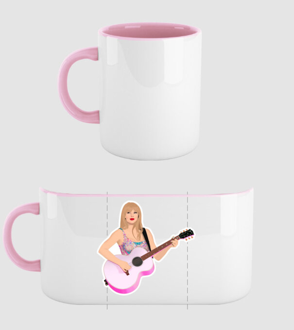 Taylor Swift pink model roz deschis pe tricou