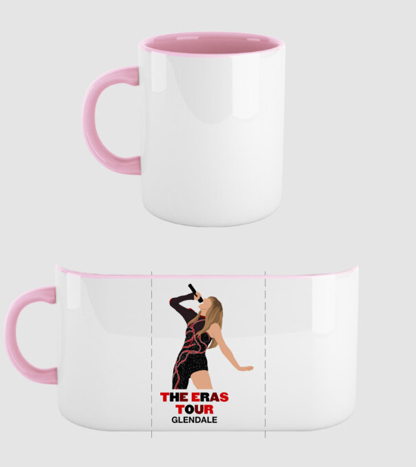Taylor Swift The Eras Tour Glendale model roz deschis pe tricou