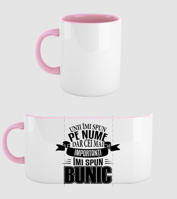 Unii îmi spun pe nume, dar cei mai importanți îmi spun bunic model roz deschis pe tricou