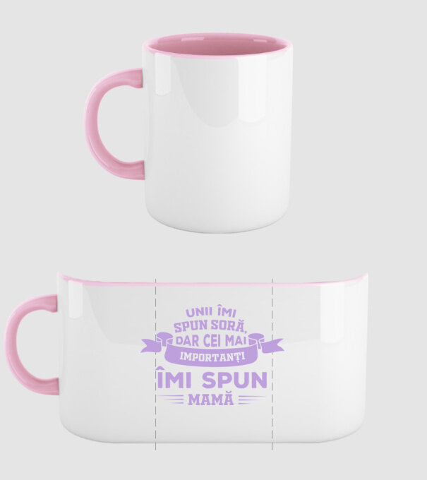Unii îmi spun soră, dar cei mai importanți îmi spun mamă model roz deschis pe tricou