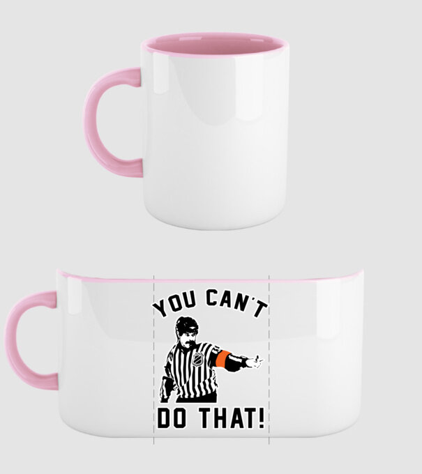 'You can''t do that!' model roz deschis pe tricou