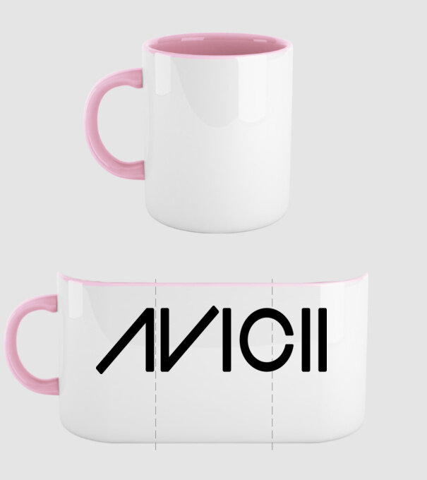 Avicii Logo model roz deschis pe tricou