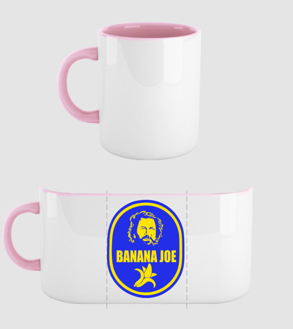 Banana Joe model roz deschis pe tricou