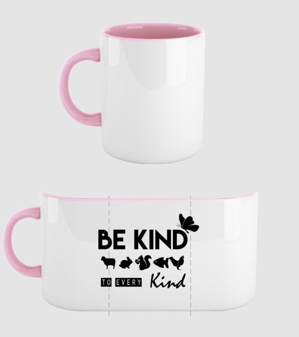 Be kind to every kind model roz deschis pe tricou