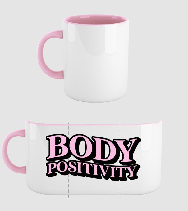 BodyPositivity model roz deschis pe tricou