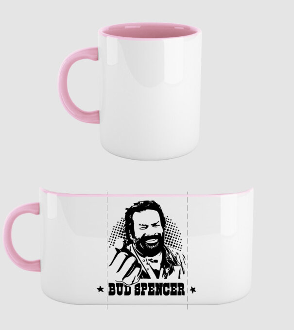 Bud Spencer model roz deschis pe tricou