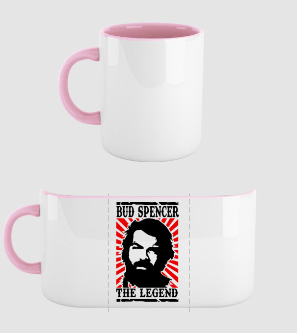 Bud Spencer Legend model roz deschis pe tricou
