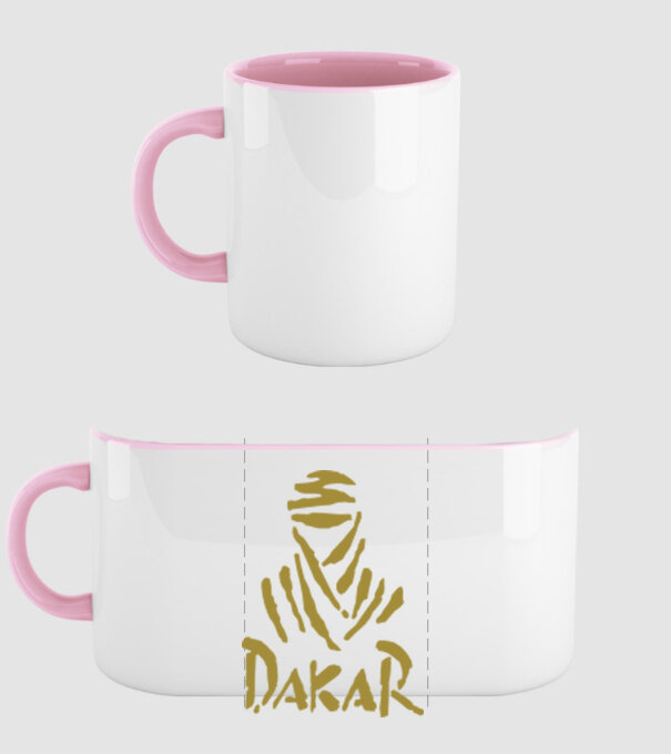 Dakar Rally model roz deschis pe tricou
