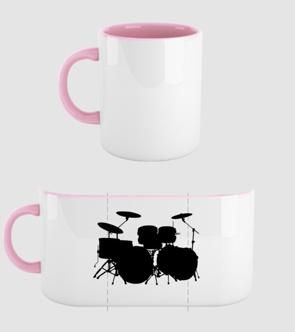 drum model roz deschis pe tricou