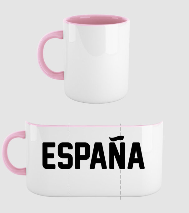 Espana model roz deschis pe tricou