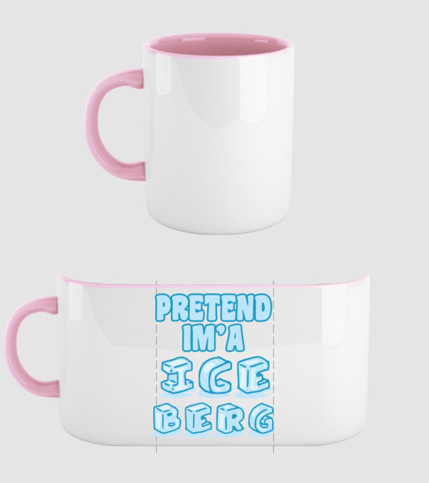 Iceberg carnaval model roz deschis pe tricou