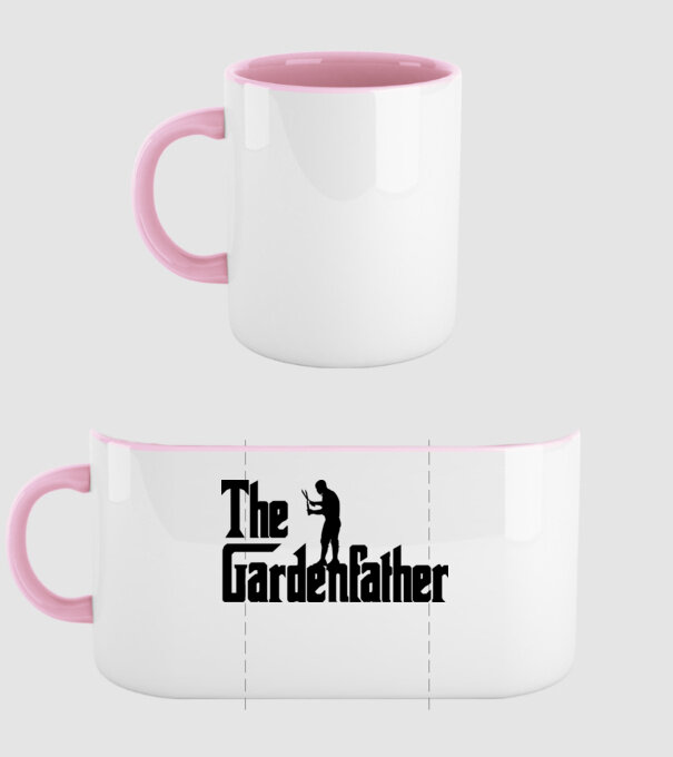 The Gardenfather model roz deschis pe tricou