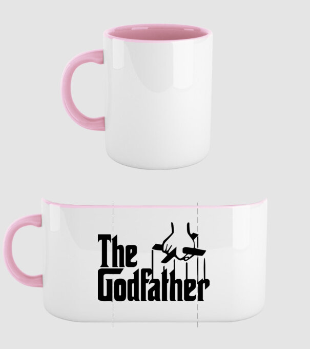 Godfather model roz deschis pe tricou
