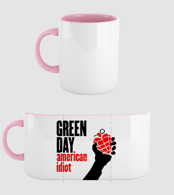 Greenday model roz deschis pe tricou