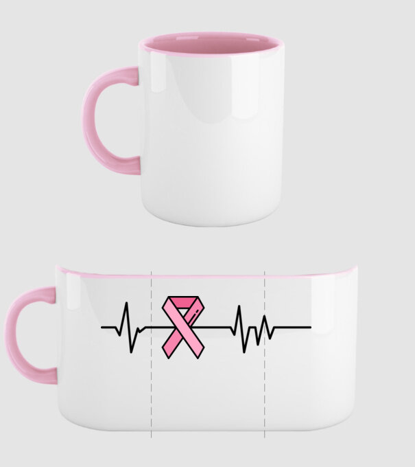Heartbeat faith model roz deschis pe tricou