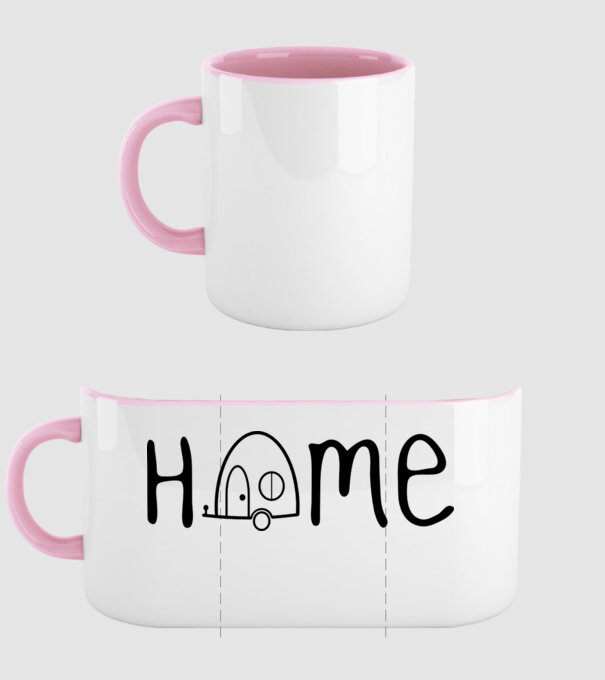 Home model roz deschis pe tricou