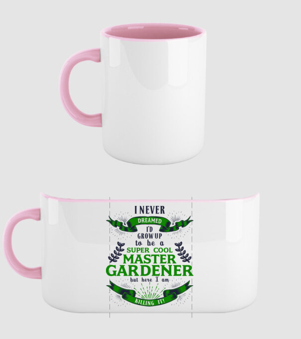 I never dreamed gardener lght model roz deschis pe tricou