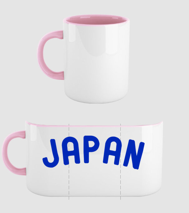 Japan model roz deschis pe tricou