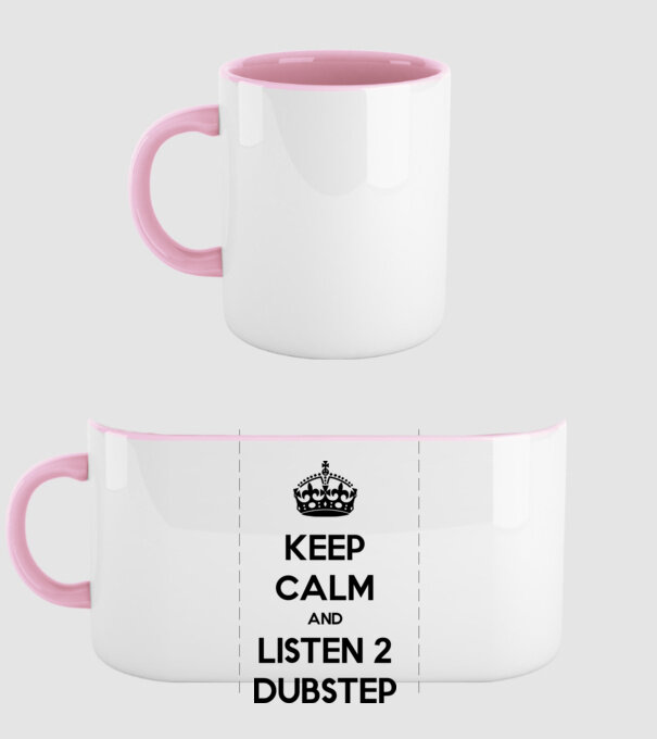 Keep Calm... model roz deschis pe tricou