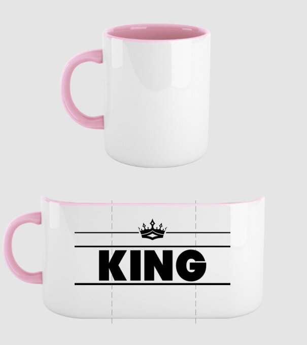 King model roz deschis pe tricou