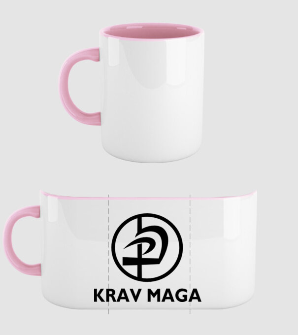Kravmaga model roz deschis pe tricou