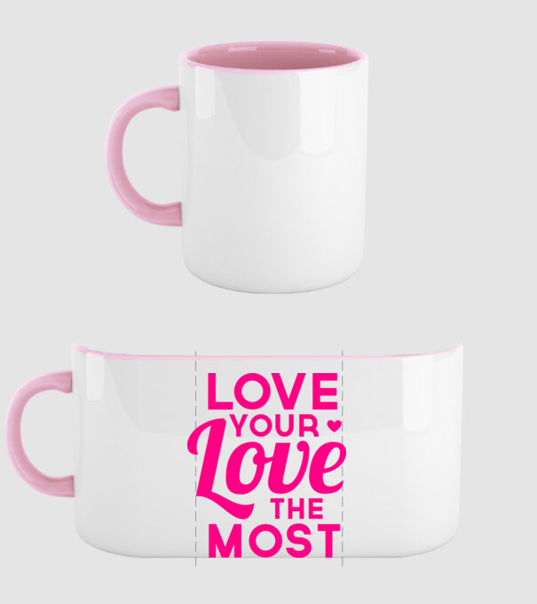 love most model roz deschis pe tricou