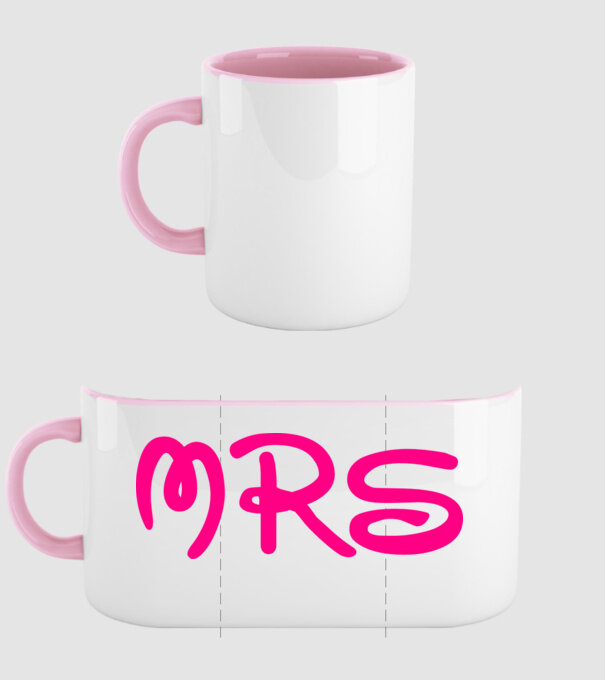 Mrs model roz deschis pe tricou