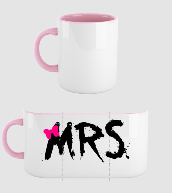 Mrs. model roz deschis pe tricou
