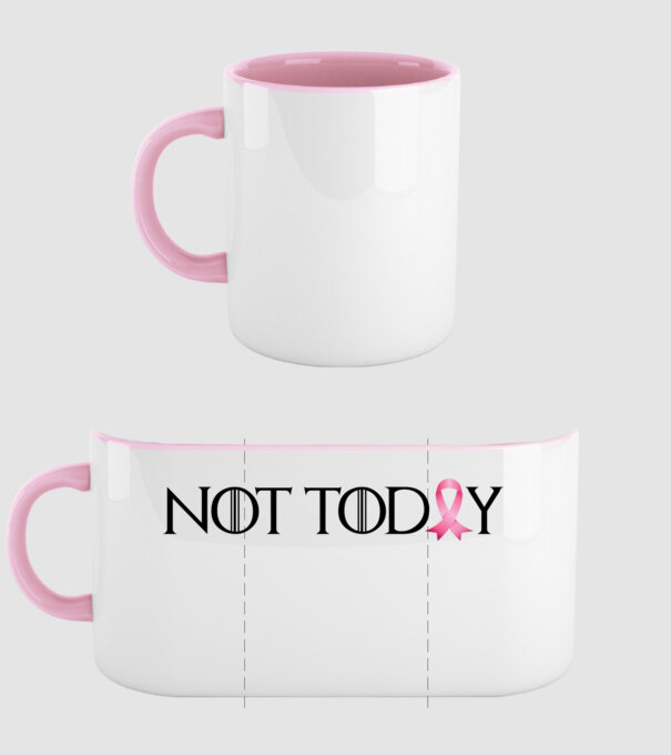 Not today model roz deschis pe tricou