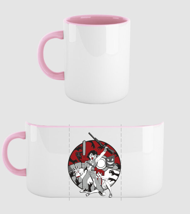 pokemon survive maki model roz deschis pe tricou