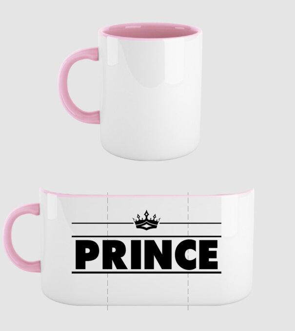 Prince model roz deschis pe tricou
