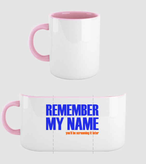 Remember My Name model roz deschis pe tricou