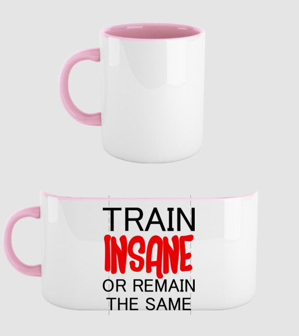 train insane model roz deschis pe tricou