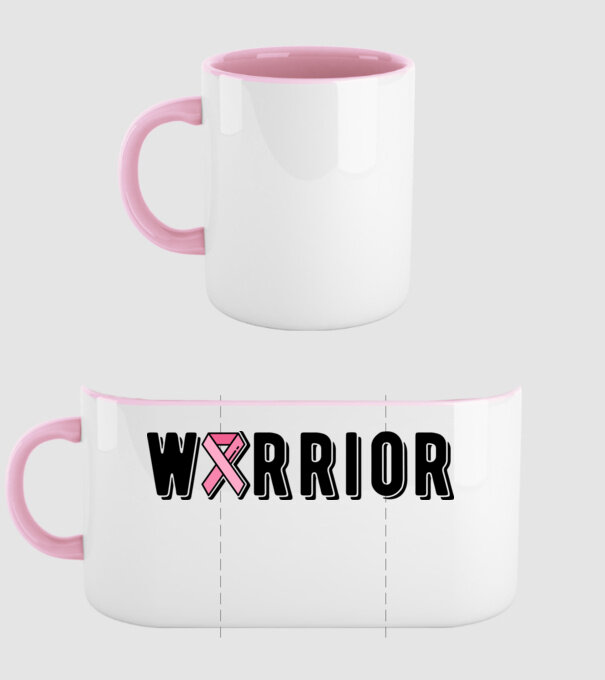 Warrior model roz deschis pe tricou